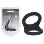 LEVELZ Double O Silicone Cock Ring - L - Black - Black Cock & Balls Rings - Hush Store Sydney 