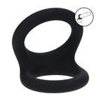 LEVELZ Double O Silicone Cock Ring - L - Black - Black Cock & Balls Rings - Hush Store Sydney 