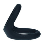 LEVELZ Double O Silicone Cock Ring - L - Black - Black Cock & Balls Rings - Hush Store Sydney 