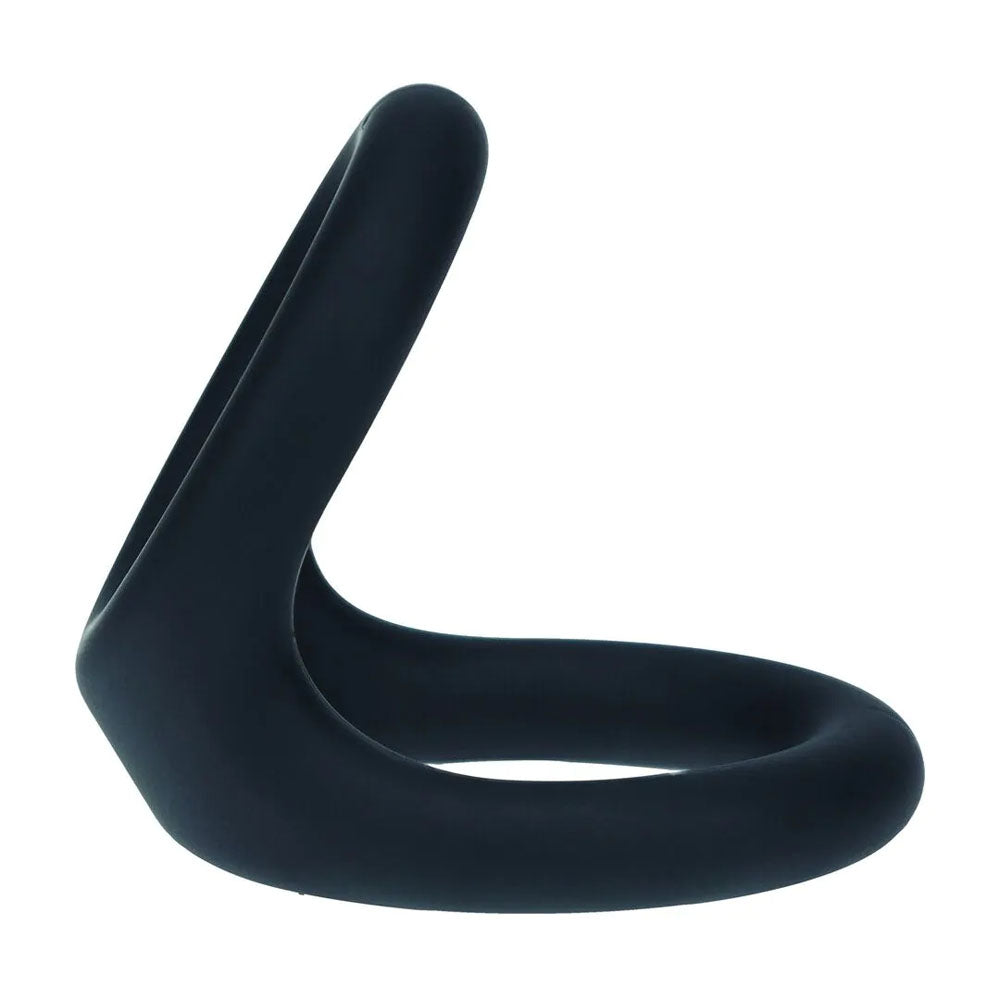 LEVELZ Double O Silicone Cock Ring - L - Black - Black Cock & Balls Rings - Hush Store Sydney 