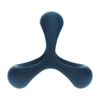 LEVELZ Tri O Ergo Silicone Cock Ring - Black - Black Cock & Balls Rings - Hush Store Sydney 