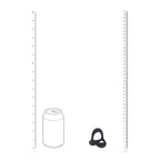 LEVELZ Tri O Ergo Silicone Cock Ring - Black - Black Cock & Balls Rings - Hush Store Sydney 