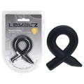 LEVELZ Pencil Liquid Silicone Cock Ring - Black Cock Ring - Hush Store Sydney 