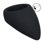 LEVELZ Teardrop Silicone Cock Ring - Black - Black Cock Ring - Hush Store Sydney 