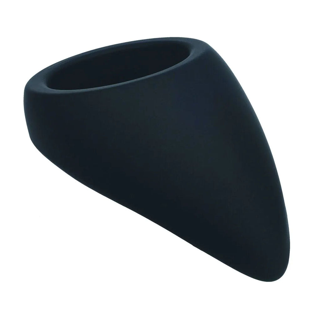 LEVELZ Teardrop Silicone Cock Ring - Black - Black Cock Ring - Hush Store Sydney 