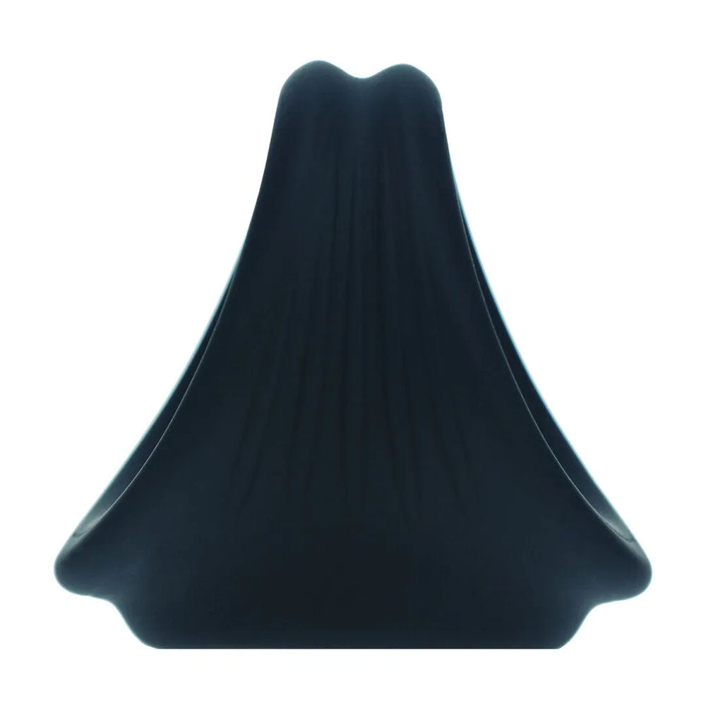LEVELZ Silicone Cock & Ball Harness - Black - Black Cock & Ball Ring - Hush Store Sydney 
