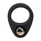 LEVELZ Single Weighted Ball Cock Ring - Black - Black Weighted Cock Ring - Hush Store Sydney 