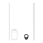 LEVELZ Single Weighted Ball Cock Ring - Black - Black Weighted Cock Ring - Hush Store Sydney 
