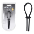 LEVELZ Wide Adjustable Silicone Lasso Cock Ring - Black Adjustable Cock Ring - Hush Store Sydney 