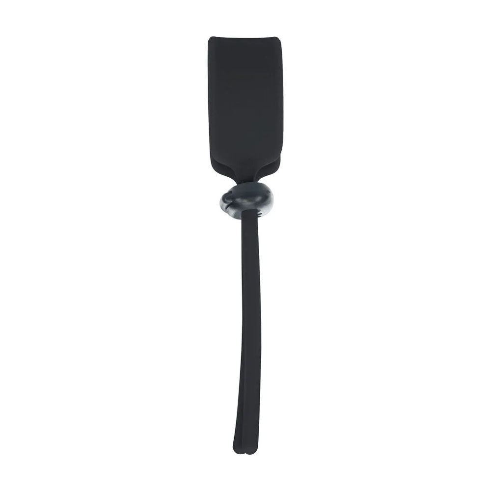 LEVELZ Wide Adjustable Silicone Lasso Cock Ring - Black Adjustable Cock Ring - Hush Store Sydney 