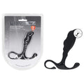 LEVELZ Rippled with Hard Loop Prostate Massager - Small - Black Small Prostate Massager - Hush Store Sydney 