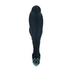 LEVELZ Rippled with Hard Loop Prostate Massager - Large - Black Large Prostate Massager - Hush Store Sydney 