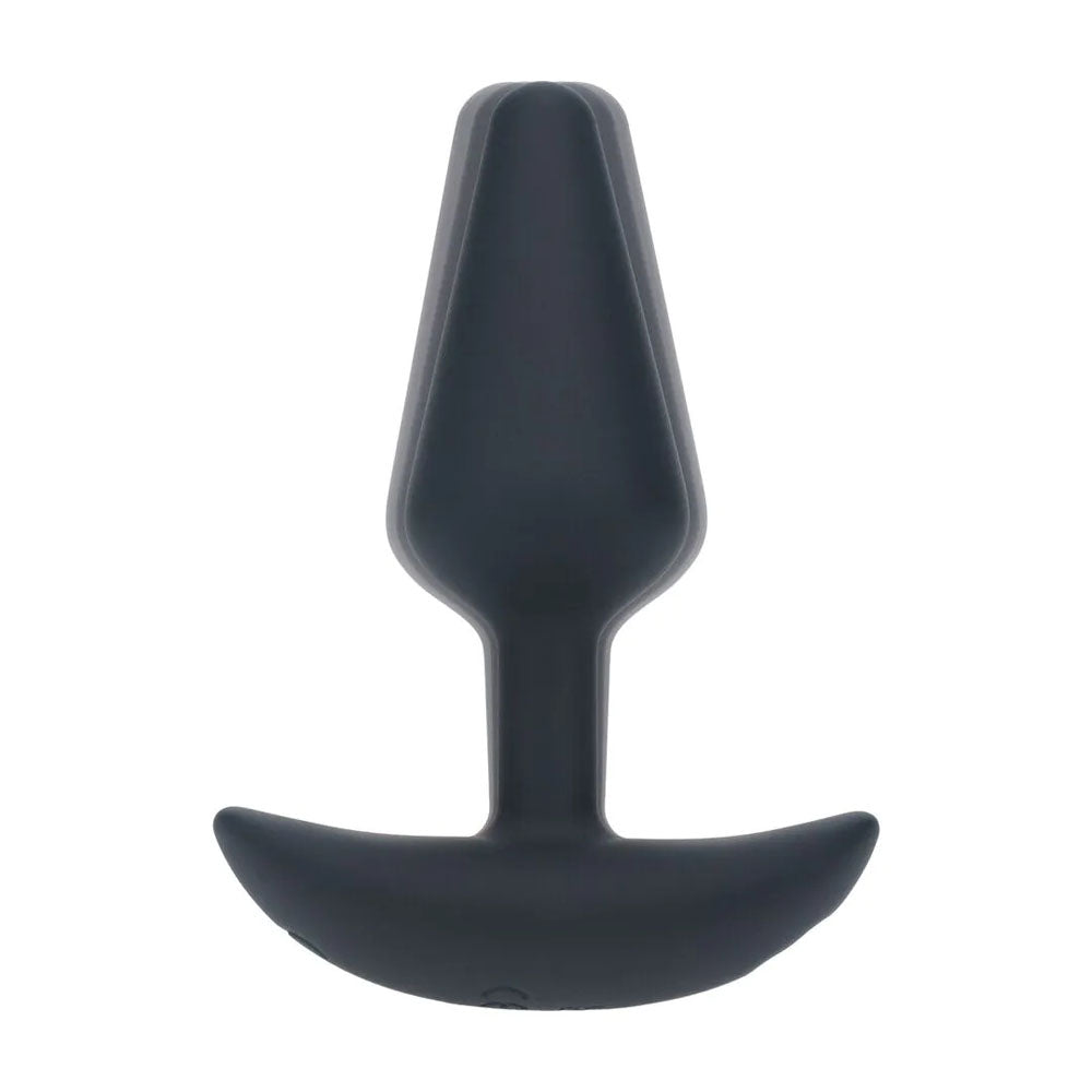 LEVELZ Classic Vibrating Silicone Anal Plug - Small - Black Small USB Rechargeable Butt Plug - Hush Store Sydney 