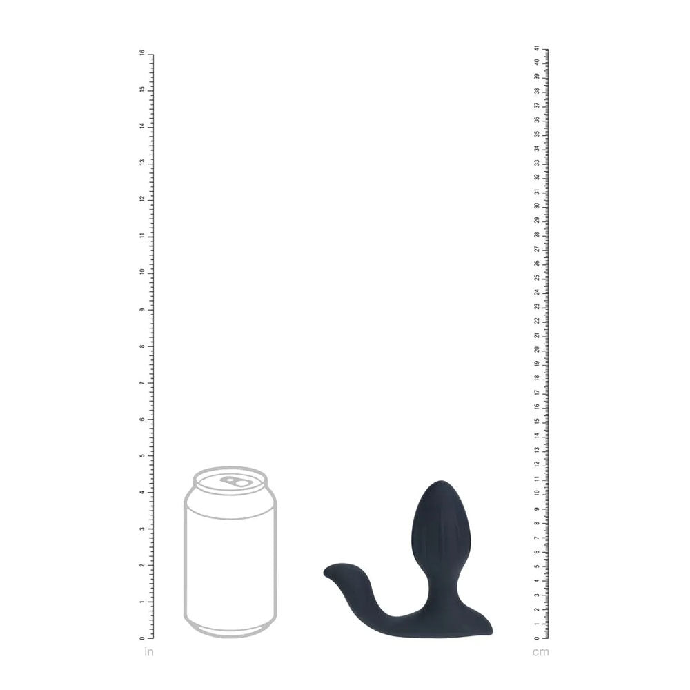 LEVELZ Vibrating & Rotating Anal Plug with Ball Stimulator - Black 10.7 cm USB Rechargeable Vibrating Butt Plug - Hush Store Sydney 