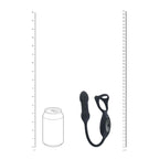 LEVELZ Vibrating & Thrusting TriO Cock Ring with Prostate Stimulator - Black USB Rechargeable Vibrating Cock Ring with Thrusting Prostate Plug