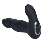 LEVELZ Vibrating & Thrusting Silicone Prostate Massager - Black 14.7 cm USB Rechargeable Thrusting Prostate Massager - Hush Store Sydney 