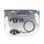 LEVELZ Ribbed Inflatable Anal Plug - Black Inflatable Butt Plug - Hush Store Sydney 