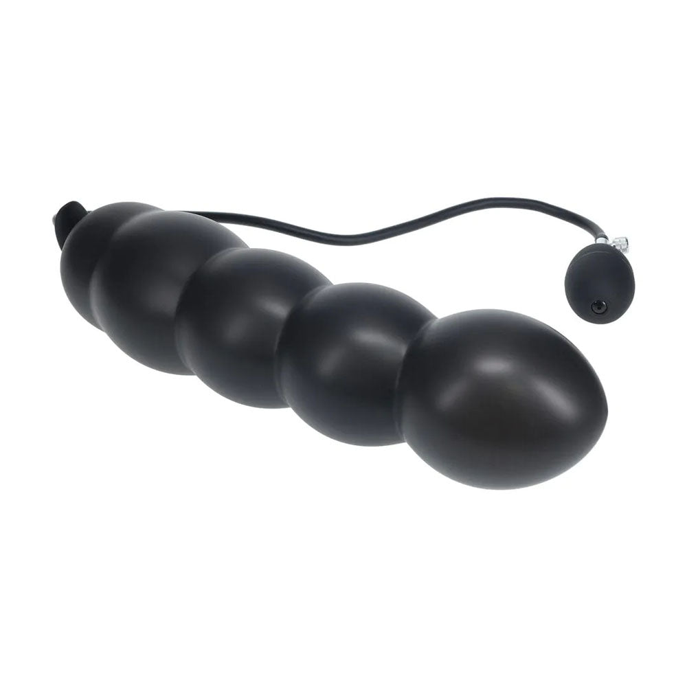 LEVELZ Beaded Inflatable Anal Plug - Black Inflatable Butt Plug - Hush Store Sydney 