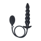 LEVELZ Beaded Inflatable Anal Plug - Black Inflatable Butt Plug - Hush Store Sydney 