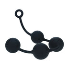 LEVELZ Round Anal Balls - XXL - 60mm - Black 52.5 cm XXL Anal Beads - Hush Store Sydney 