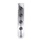 LEVELZ Round Anal Balls - XXL - 60mm - Black 52.5 cm XXL Anal Beads - Hush Store Sydney 