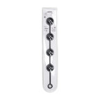 LEVELZ Round Anal Balls - XXL - 60mm - Black 52.5 cm XXL Anal Beads - Hush Store Sydney 
