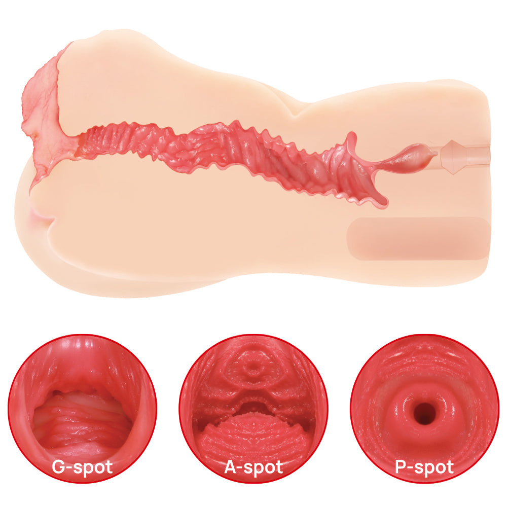 Kokos Vanilla Onahole 004 - Flesh Dual Layer Vagina Stroker - Hush Store Sydney 