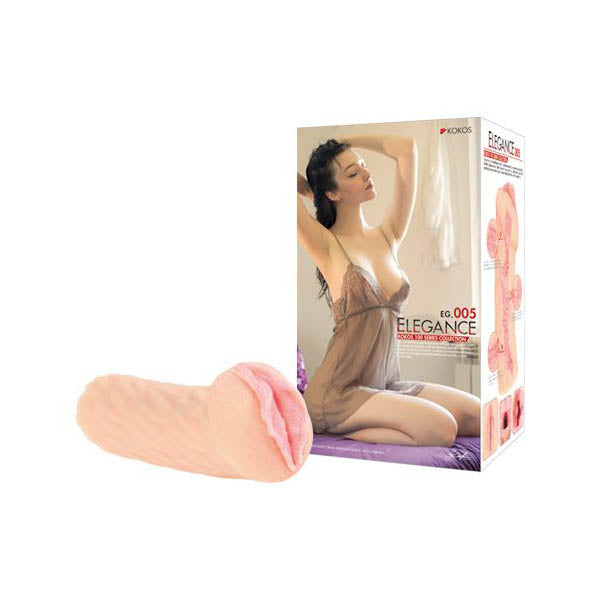 Kokos Elegance 005 - Flesh Dual Layer Vagina Stroker - Hush Store Sydney 