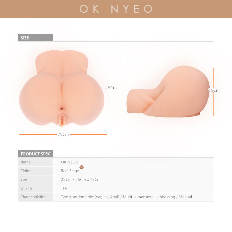 Kokos Real Hip Oknyeo - Flesh Doggy Style Masturbator - Hush Store Sydney 