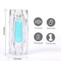 Maia Aster - Clear Vibrating Stroker Sleeve - Hush Store Sydney 