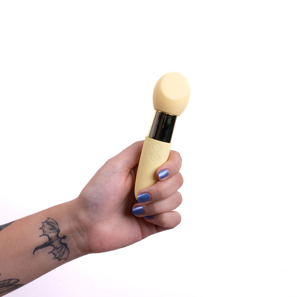Maia RINA - Yellow - Yellow 13.3 cm USB Rechargeable Vibrator - Hush Store Sydney 