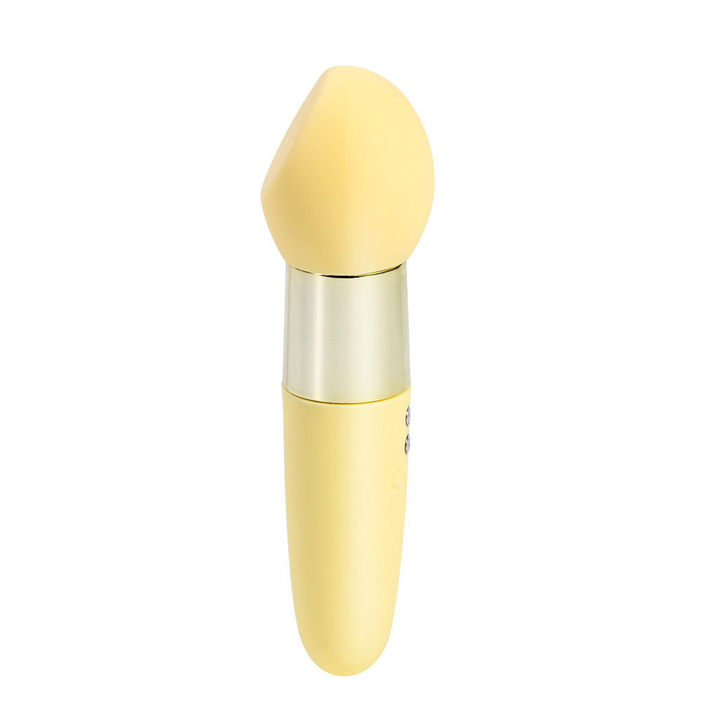 Maia RINA - Yellow - Yellow 13.3 cm USB Rechargeable Vibrator - Hush Store Sydney 
