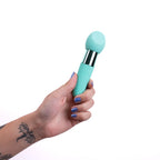 Maia RINA - Teal - Teal 13.3 cm USB Rechargeable Vibrator - Hush Store Sydney 