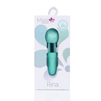 Maia RINA - Teal - Teal 13.3 cm USB Rechargeable Vibrator - Hush Store Sydney 