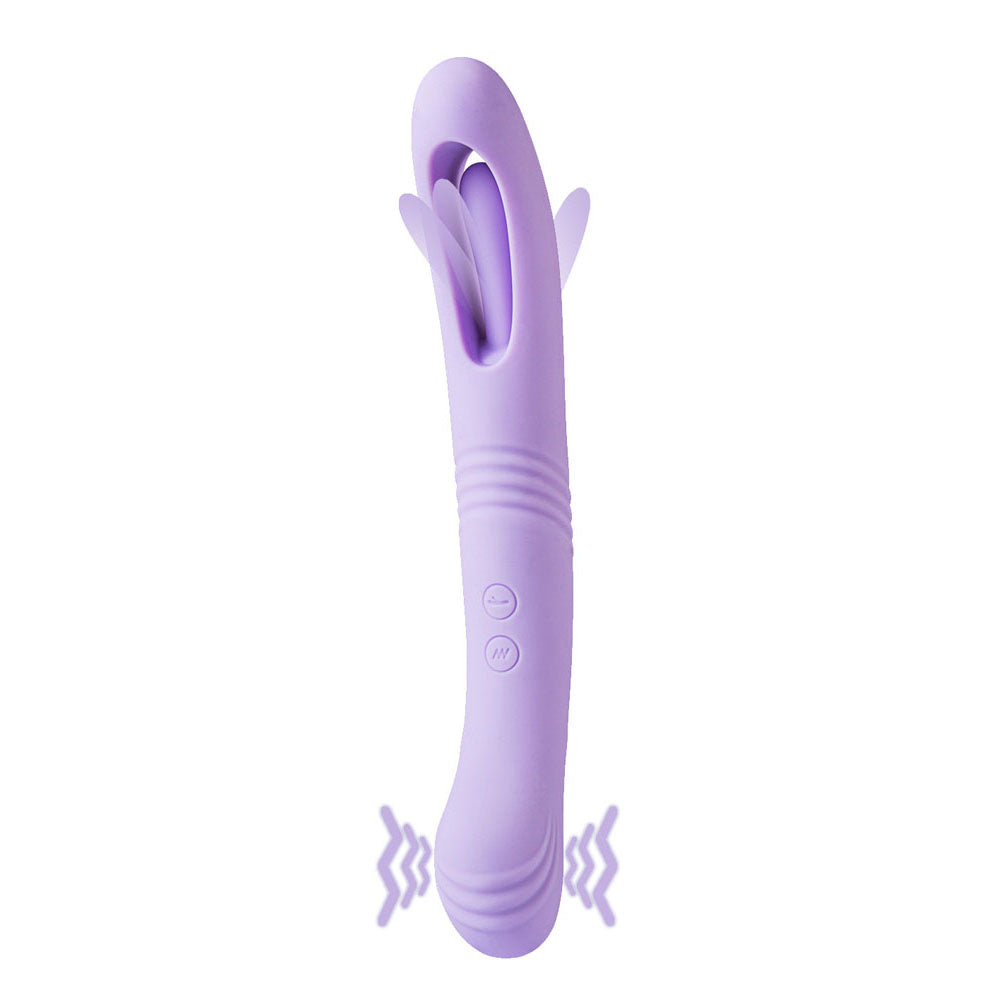 Maia HARPER - Purple 24.1 cm USB Rechargeable Vibrator - Hush Store Sydney 