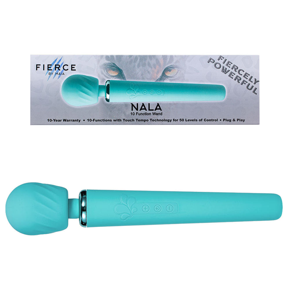 Maia NALA - Blue - Blue 30 cm USB Rechargeable Massage Wand - Hush Store Sydney 