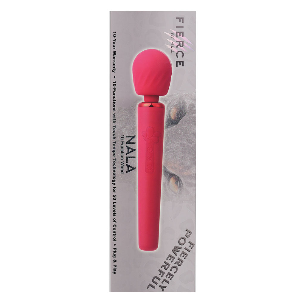 Maia NALA - Red - Red 30 cm USB Rechargeable Massage Wand - Hush Store Sydney 