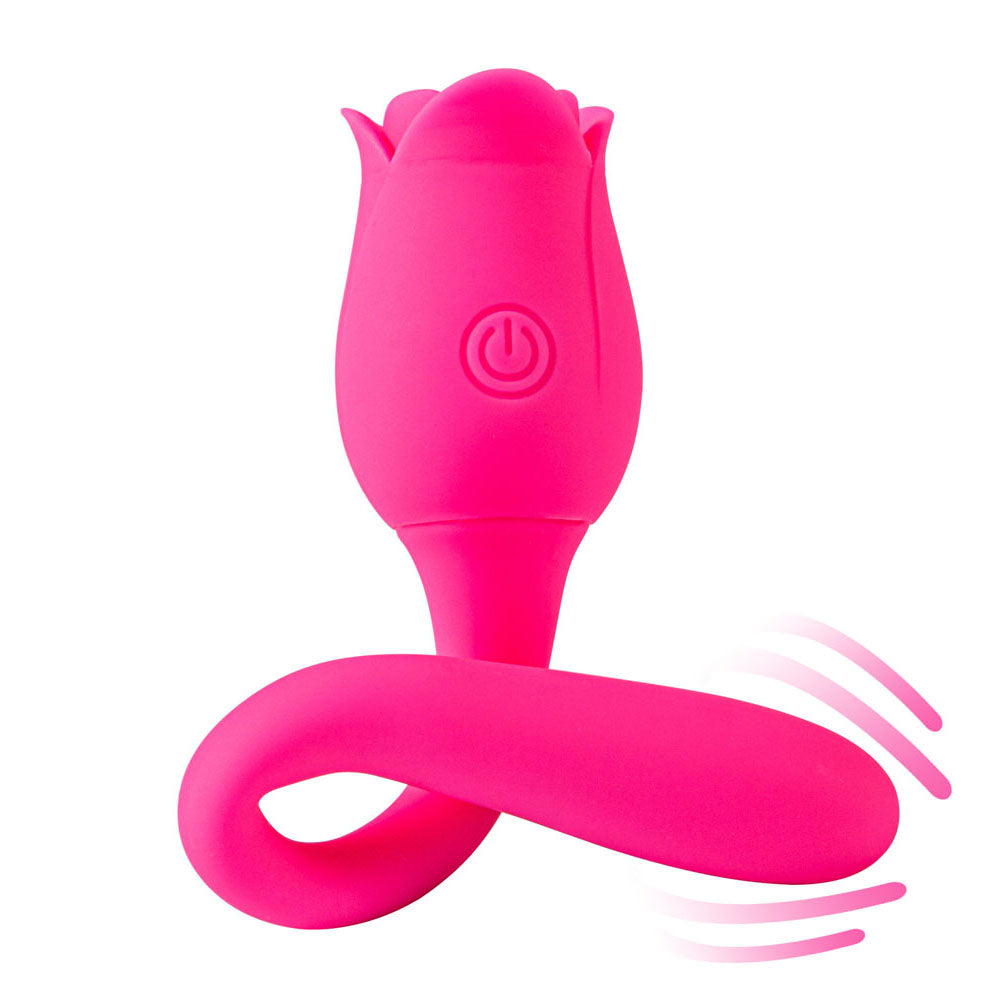 Maia MEADOW - Pink 14 cm USB Rechargeable Flower Stimulator - Hush Store Sydney 