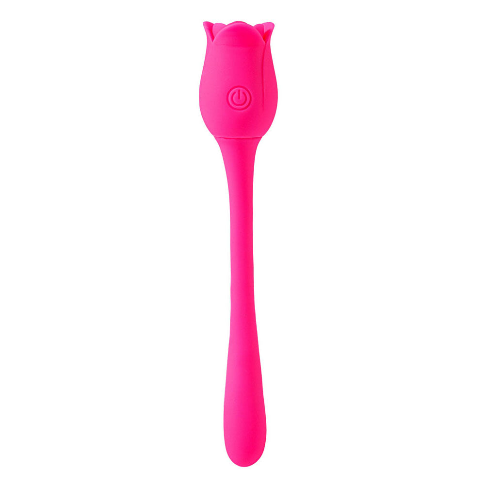 Maia MEADOW - Pink 14 cm USB Rechargeable Flower Stimulator - Hush Store Sydney 