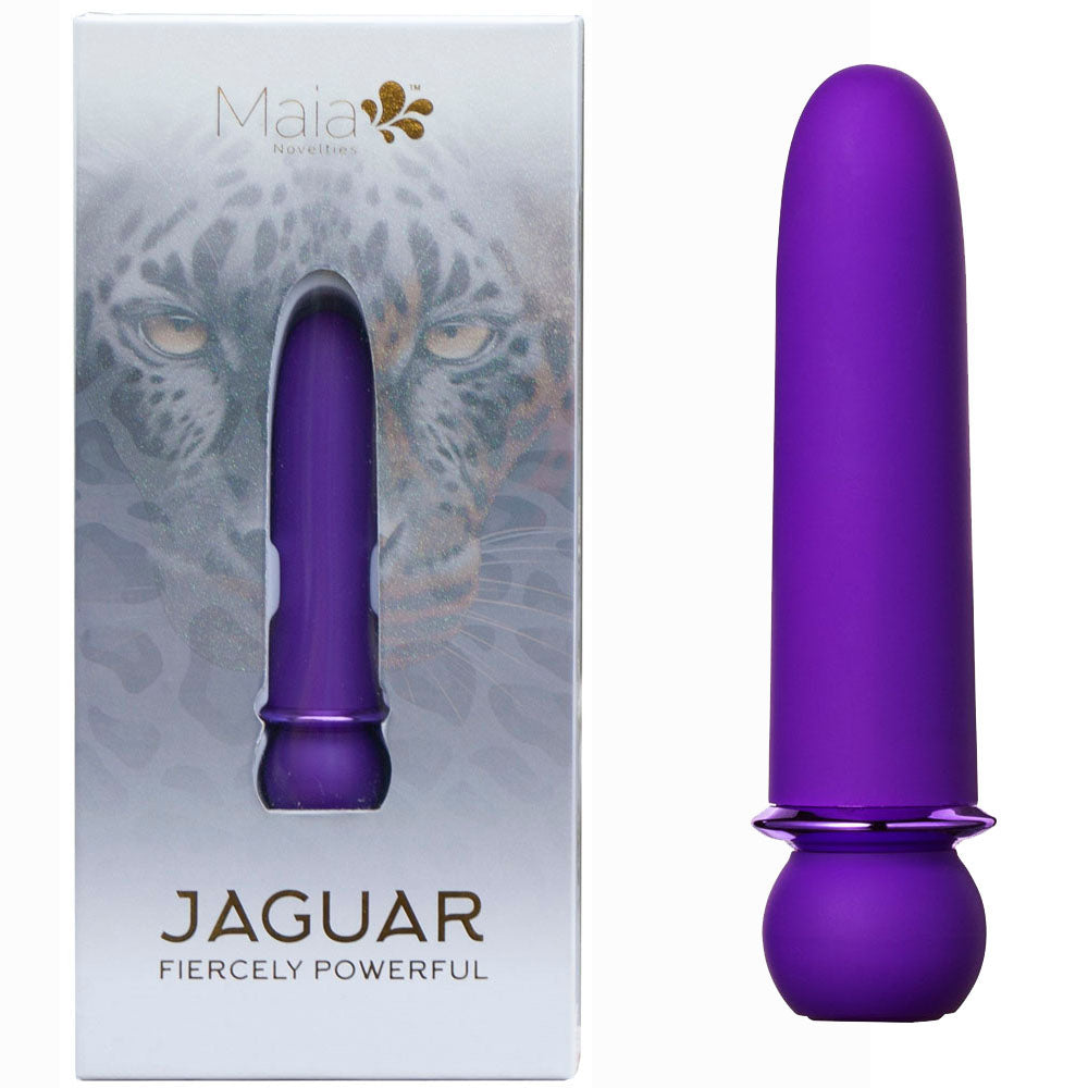 Maia JAGUAR - Purple - Purple 10.1 cm USB Rechargeable Bullet