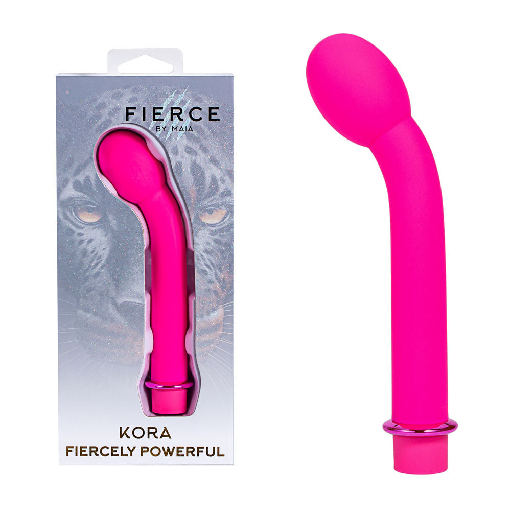 Maia KORA - Pink 17.8 cm USB Rechargeable G-Spot Vibrator - Hush Store Sydney 