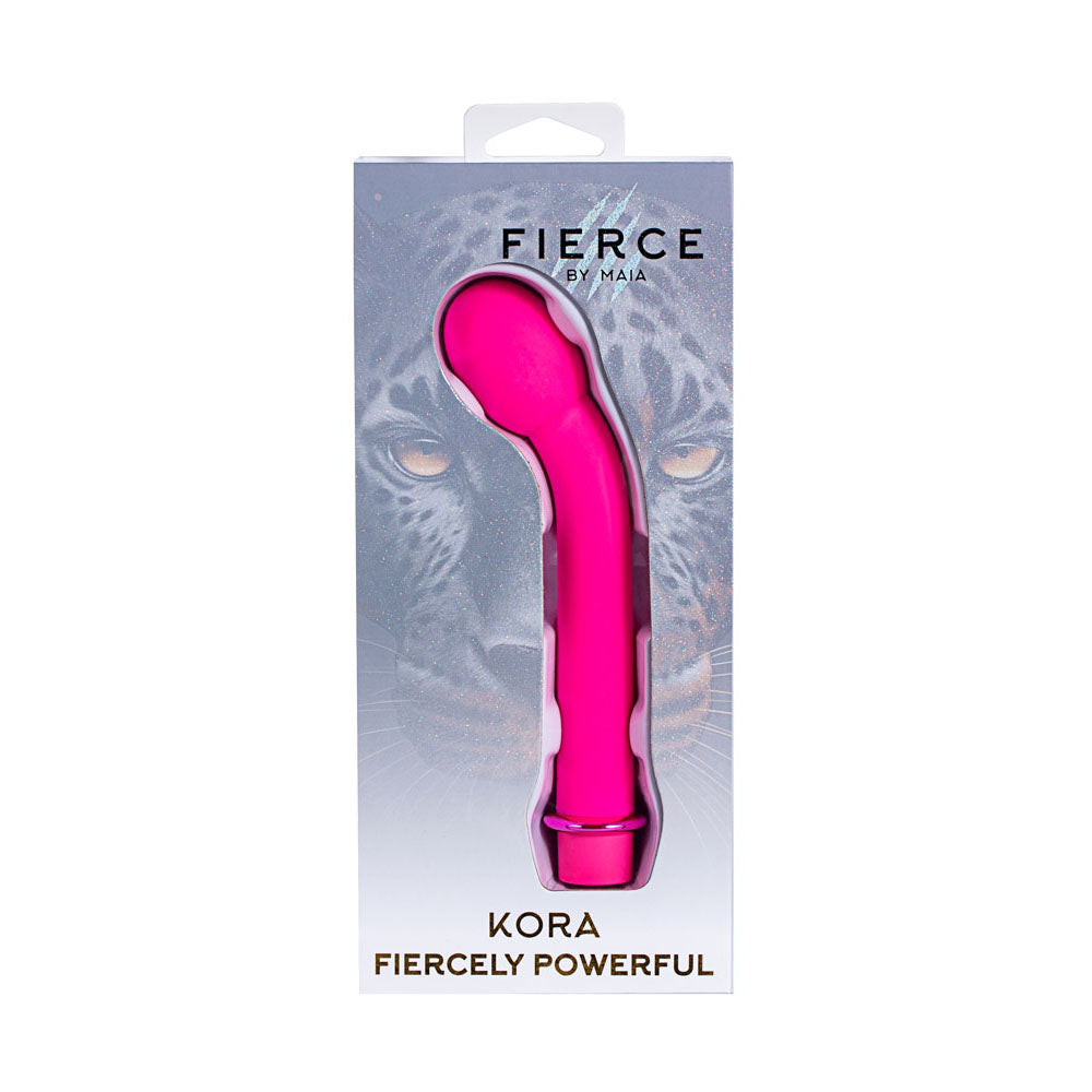 Maia KORA - Pink 17.8 cm USB Rechargeable G-Spot Vibrator - Hush Store Sydney 