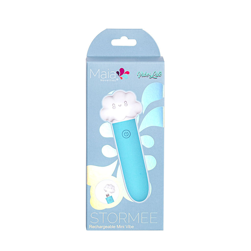 Maia STORMEE - Blue 11.1 cm USB Rechargeable Bullet - Hush Store Sydney 