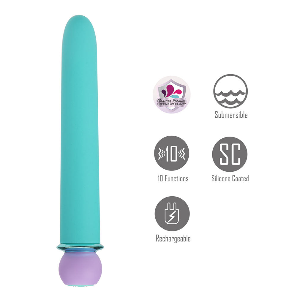 Maia RORI - Blue - Blue 15.2 cm USB Rechargeable XL Bullet