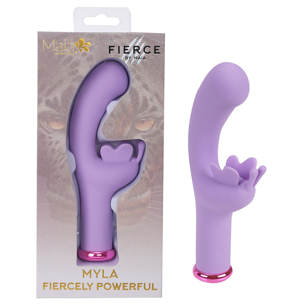 Maia MYLA - Lavender - Lavender 15.9 cm USB Rechargeable Butterfly Vibrator