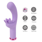 Maia MYLA - Lavender - Lavender 15.9 cm USB Rechargeable Butterfly Vibrator