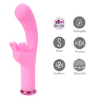 Maia MYLA - Pink - Pink 15.9 cm USB Rechargeable Butterfly Vibrator