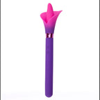 Maia VALA - Purple - Purple/Pink 22.2 cm USB Rechargeable Flower Vibrator - Hush Store Sydney 