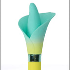 Maia VALA - Yellow - Yellow/Green 22.2 cm USB Rechargeable Flower Vibrator