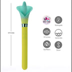 Maia VALA - Yellow - Yellow/Green 22.2 cm USB Rechargeable Flower Vibrator